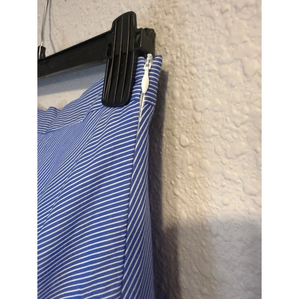 Chicwish Ruffle Tiered Frill Hem Skirt In Blue & White Stripes Size Small NWT